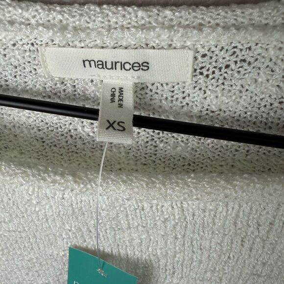 Maurices On Lake Time Cream & Blue Sweater - Picture 7 of 7